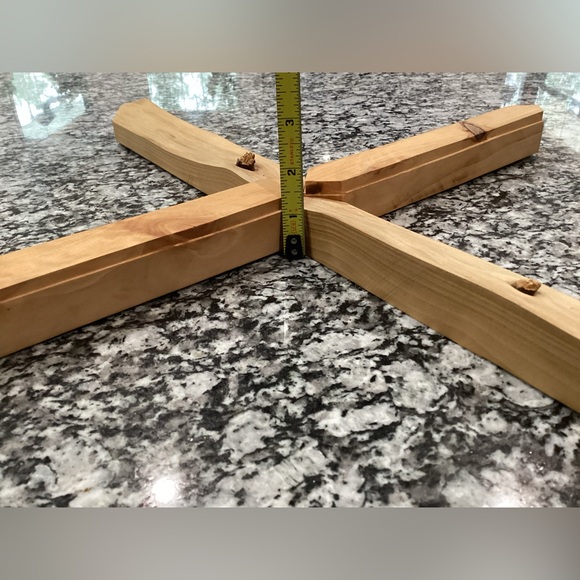 🟤 Beautiful Hand Crafted Solid Wood Large Cross - Excellent Condition - Unique - Picture 13 of 16